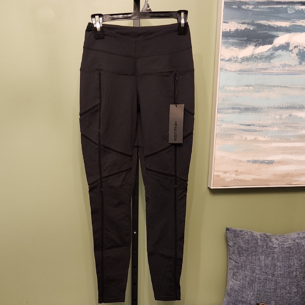 Karma Black High-Waisted Leggings